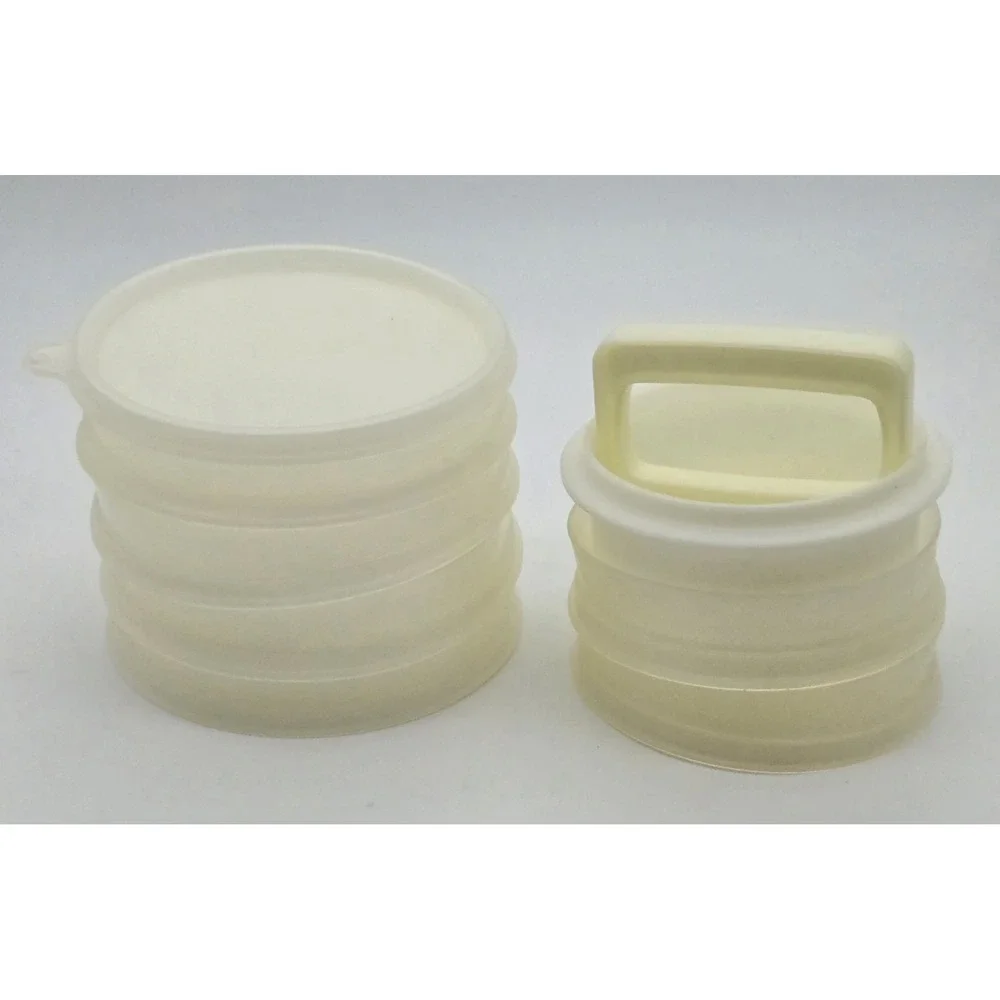 Tupperware Hamburger Press and Freezer Storage‎ Set Vintage Kitchen Tool USA